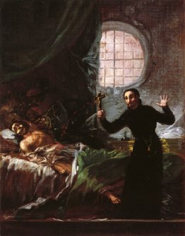 San Francesco Borgia Aiutare un impenitenti Dying