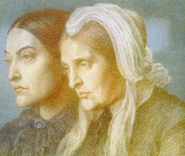 Ritratto della sorella artist`s Christina e madre Frances