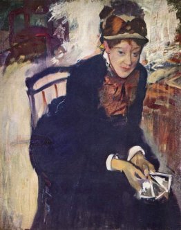 Ritratto di Miss Cassatt, tenendo le carte