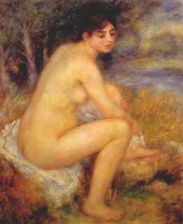 Nude in un paesaggio