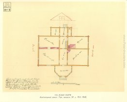 Progetto architettonico di una casa privata. Piano.