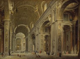 Interno della Basilica di San Pietro a Roma