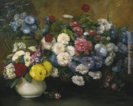 Fiori in tre vasi