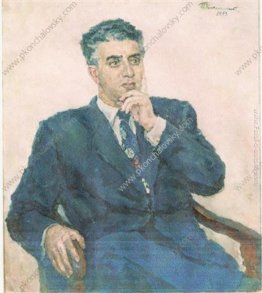 Ritratto del compositore Aram Khachaturian