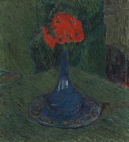 Poppy in vaso blu