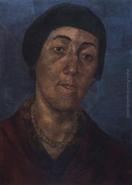 Ritratto di MFPetrova-Vodkina, moglie dell'artista