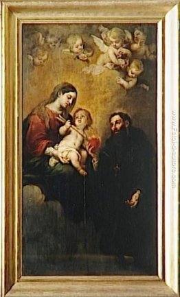 Sant'Agostino con la Madonna col Bambino