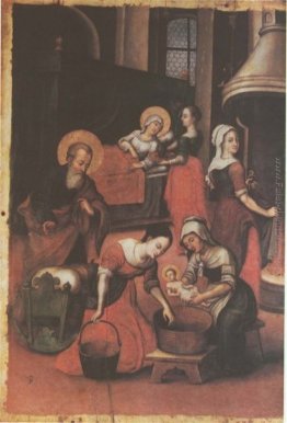 L'icona della Natività della Vergine Maria (frammento)