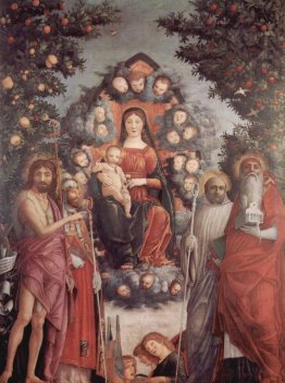 Madonna con i santi Giovanni theBaptist, S. Gregorio I Magno, Sa