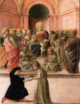 Madonna con Bambino e Santi, Angeli e un donatore