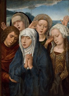 La Vergine Mourning con San Giovanni e le Pie Donne dalla Galile