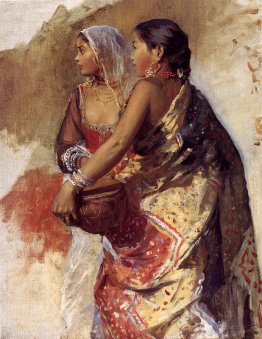 Schizzo Due nautch Ragazze