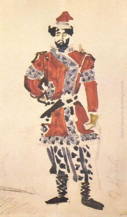 Huntsman del Principe (disegno di costume per l'opera "L'incanta