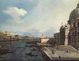 Il Canal Grande presso la Chiesa della Salute