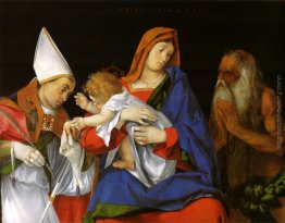 Madonna con un Vescovo e San Onofrio