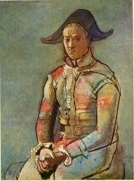 Arlecchino seduto (Jacinto Salvado)