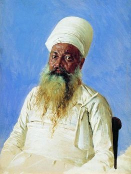 Sacerdote Parsi (fuoco-adoratore). Bombay