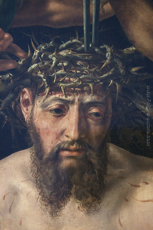 Gesù Cristo coronato di spine di Maerten van Heemskerck in vendita